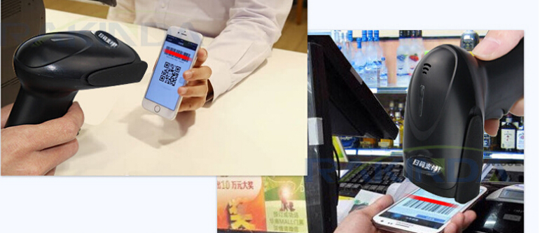 High quality Bluetooth RFID Scanner can buit-in 1D/ 2D barcode reader for warehouse management