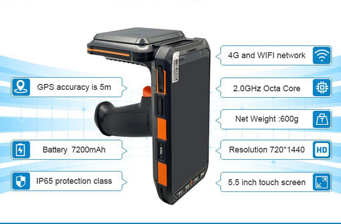 S6 Pro RFID Handheld Reader